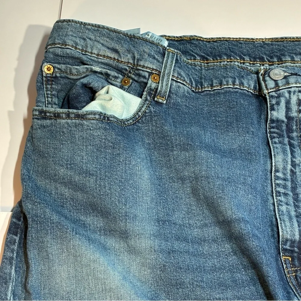 Levi's 502 Taper Jeans Men's Size 48x32 Blue Stretch Denim Big & Tall